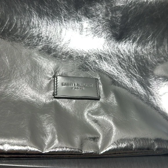 firm -Authentic Saint Laurent drawstring bag- NWOT - Picture 7 of 12
